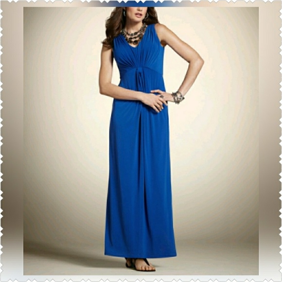 Chico's Dresses & Skirts - NWT Chico's Knot Front Nadia Floor Length